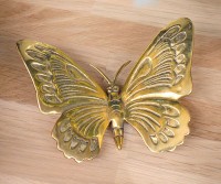 Ulysses Brass Butterfly Large