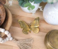 Ulysses Brass Butterfly Large