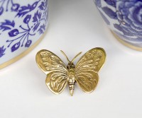 Monarch Brass Butterfly - Small