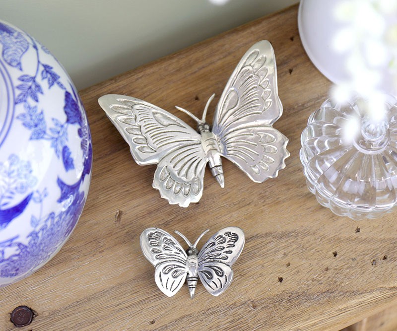 Ulysses Silver Butterfly Large