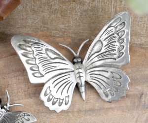 Large Ulysses Silver Butterfly