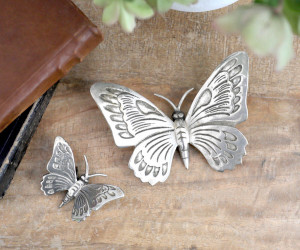 Small Ulysses Silver Butterfly