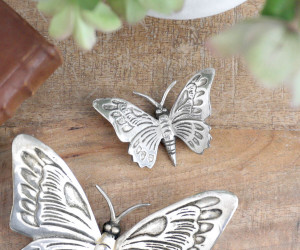 Small Ulysses Silver Butterfly