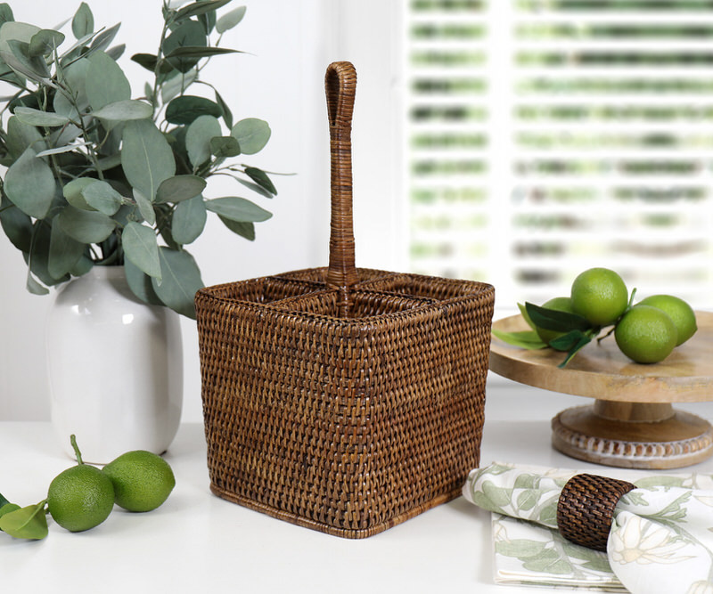 Bayview Rattan Storage Caddy