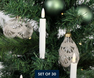 Set 30 LED Christmas Tree Candle Lights