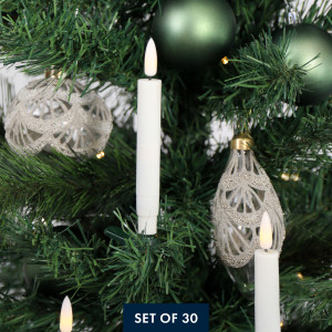 Set 30 LED Christmas Tree Candle Lights