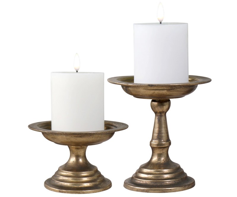 Valencia Gold Candle Holder Short Shop by colour