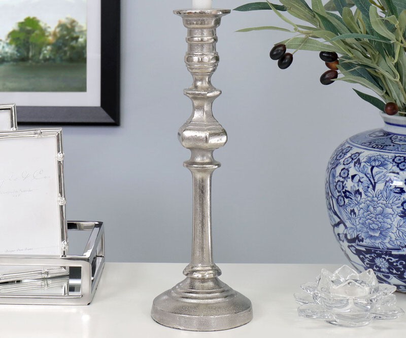 Chessington Silver Candlestick - Short