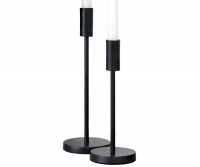 Tall Warwick Black Candlestick