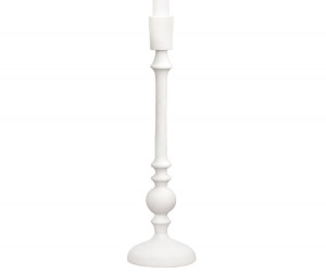 Tall Penshaw White Candlestick
