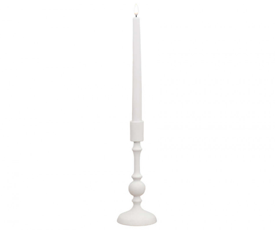 Short Penshaw White Candlestick