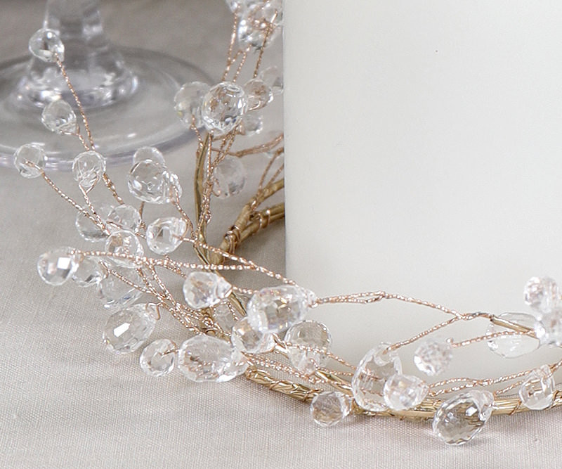 Stellar Crystal Candle Wreath
