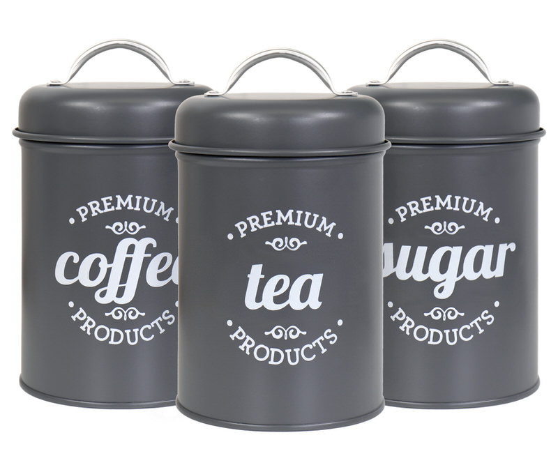 Thornton Charcoal Set 3 Storage Canisters