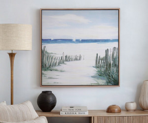 Capell Bay Coastal Canvas Painting