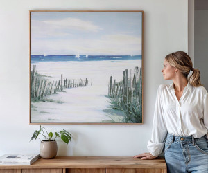 Capell Bay Coastal Canvas Painting