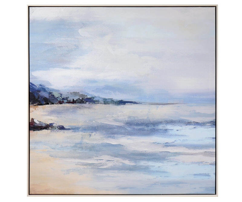 Minnamurra Beach Framed Canvas Painting