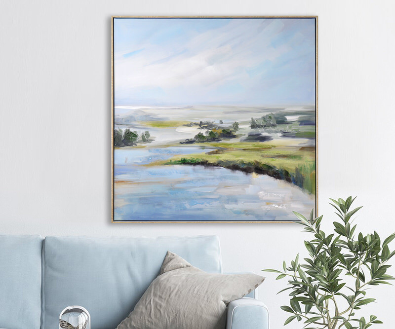 Bowens Retreat Landscape Canvas Painting