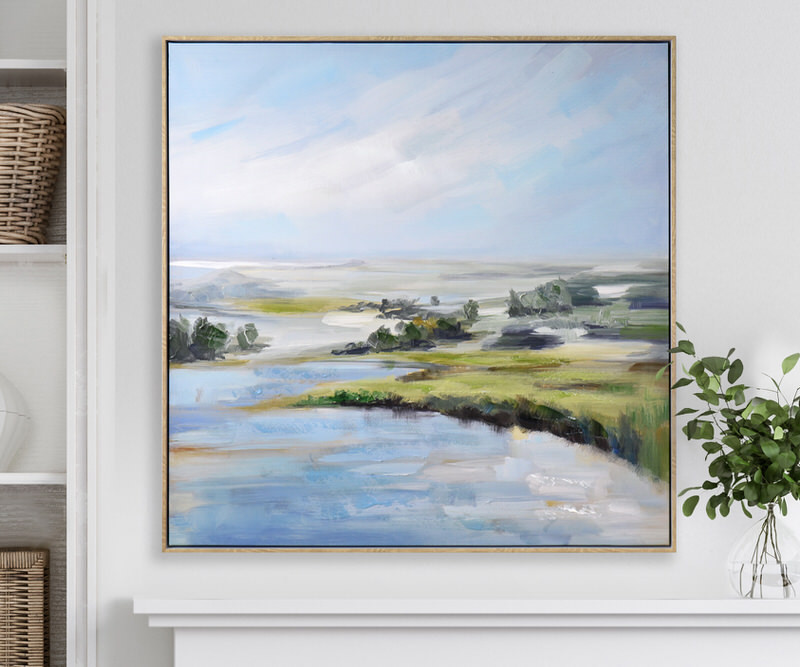 Bowens Retreat Landscape Canvas Painting