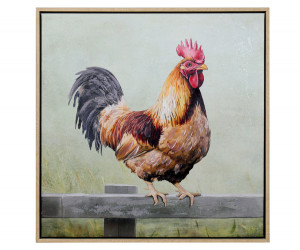 Chelsfield Brown Chicken Canvas Painting
