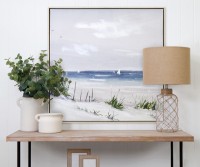 Capell Bay I Coastal Framed Canvas Painting