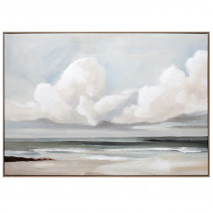 Whitecliff Bay Coastal Canvas Painting