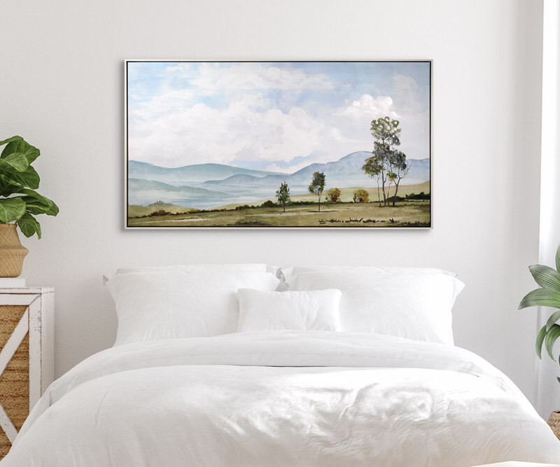 Hartley Vale Framed Canvas Painting