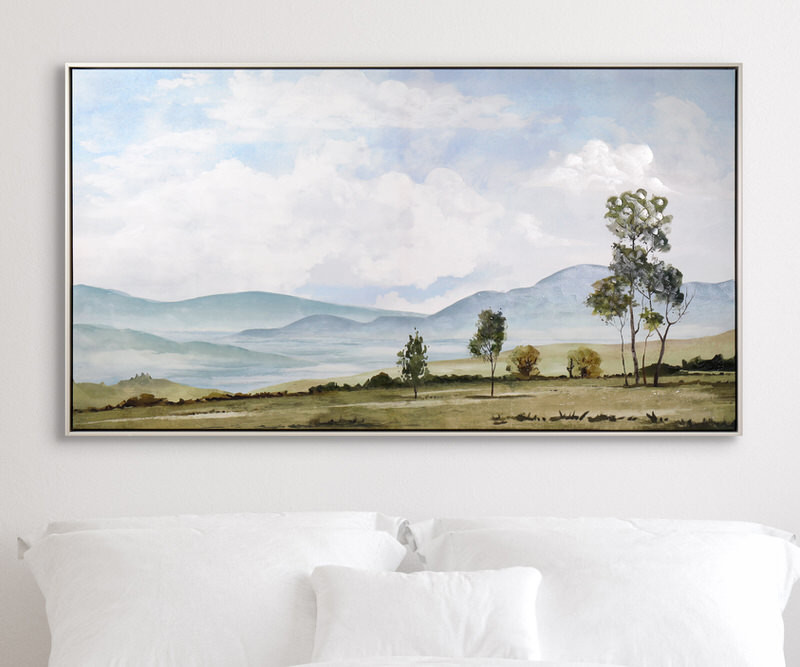 Hartley Vale Framed Canvas Painting
