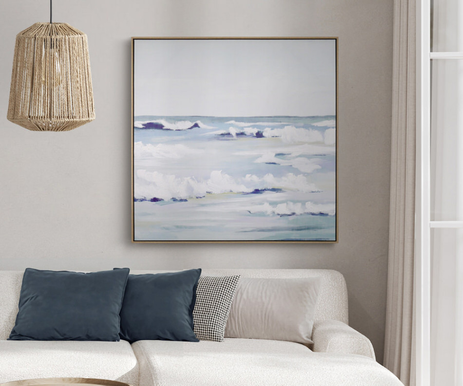 Mollymook Shores Framed Canvas Painting
