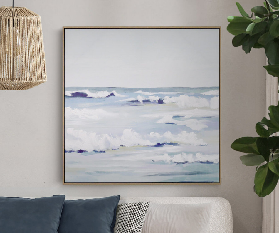 Mollymook Shores Framed Canvas Painting