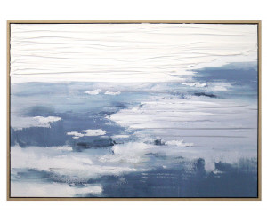 Blue Serenity Coastal Canvas Painting