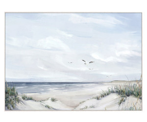 Silver Tides Beach Landscape Canvas Painting