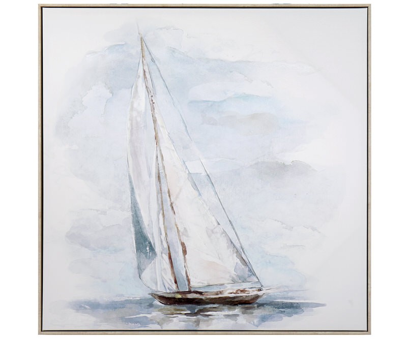 Sail Away I Framed Canvas Painting