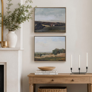 Afternoon Light Framed Canvas Painting