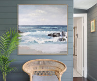 Santa Monica Coastal Canvas Painting