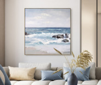 Santa Monica Coastal Canvas Painting