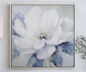 Amalia White Peony I Canvas Painting