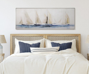 Coastal Drift Yachts Canvas Painting