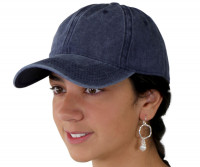 Blue Stonewash Denim Cap