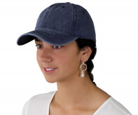 Blue Stonewash Denim Cap