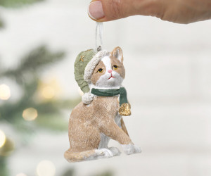 Whiskerbell the Cat Christmas Tree Ornament