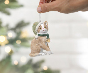 Whiskerbell the Cat Christmas Tree Ornament
