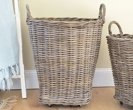 Rafael Wheeled Storage / Laundry Basket Large