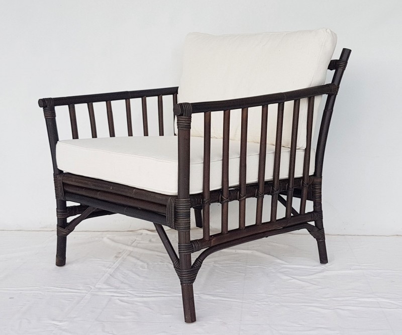 Montego Rattan Armchair - Brown