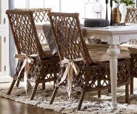 Set 2 Wickerworks Marquis Rattan Dining Chair