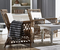 Set 2 Wickerworks Marquis Rattan Armchair