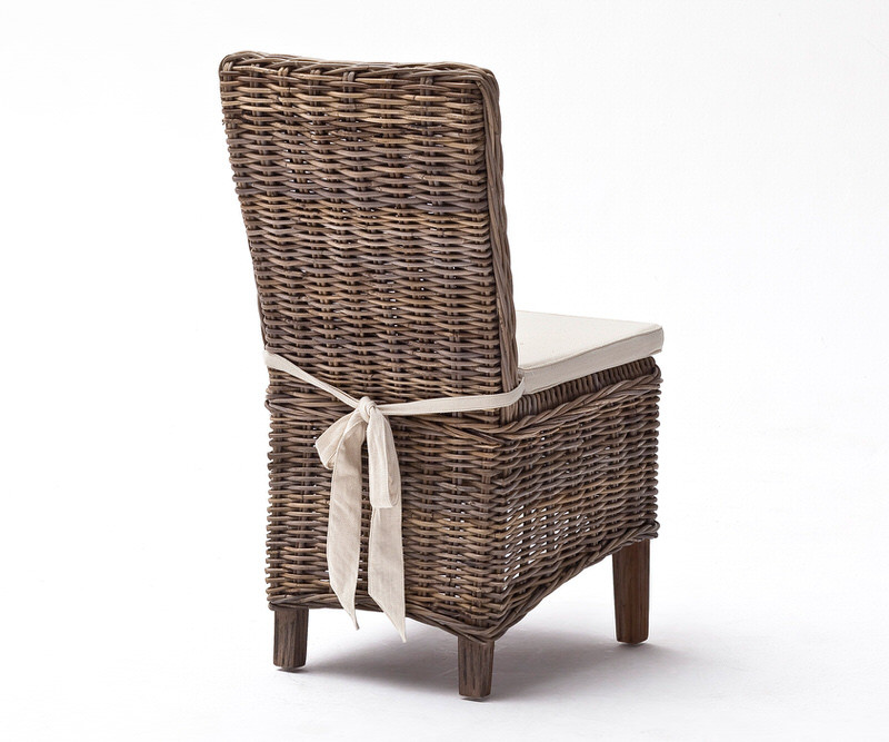 Set 2 Wickerworks Morin Rattan Dining Chair