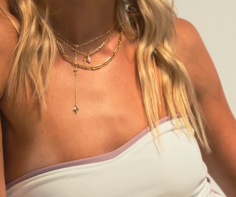 Sundown Gold Chain Necklace