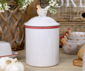 The Little Red Hen Canister