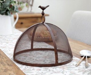 Burlington Iron Food Cover - Bronze Mesh Cloche