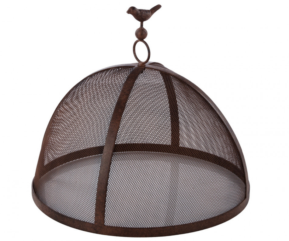 Burlington Iron Food Cover - Bronze Mesh Cloche